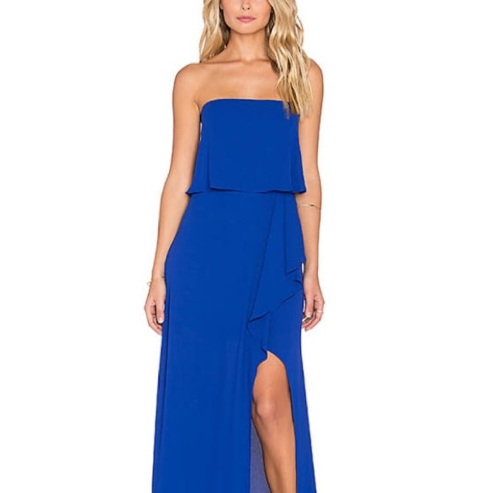 NWT BCBG BCBGmaxazria Strapless Maxi Dress Prom